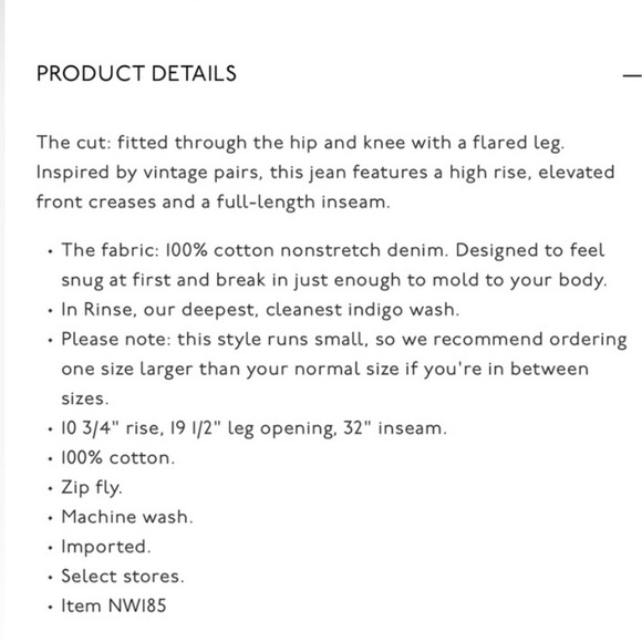 NWT Madewell The Vintage Flare Leg Jeans - Picture 5 of 7